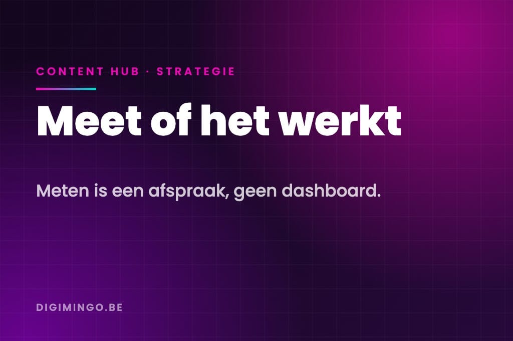 Hoe meet je of je digitale strategie werkt?