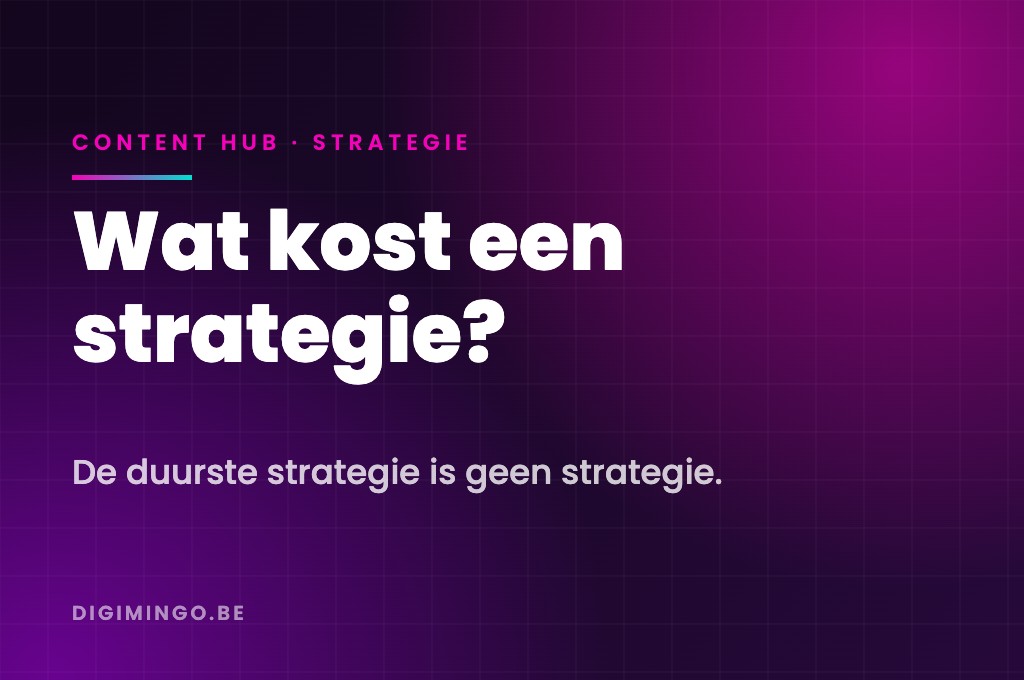 Wat kost een digitale strategie? Prijsfactoren en modellen